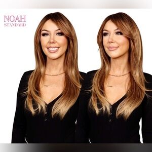 NOAH Standard Long Layered Straight Wig - Light Brown Ombre
